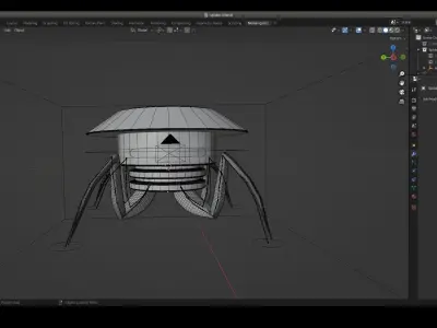 Robotic Spider 3D model