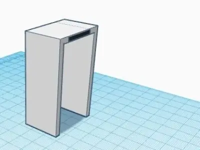 Airport Metal Detector Free low-poly 3D model