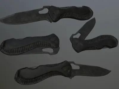 Army Knife Low-poly 3D model purchase