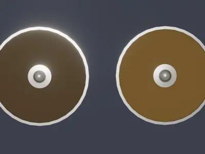Shield Pack 1 Free low-poly 3D model