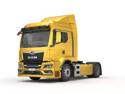 Man TGS 2020 with interior 3D model