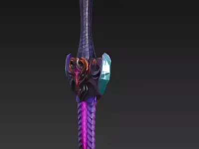 Celestial Blades - Ornamental Fantasy Sword Collection 3D Model Pack