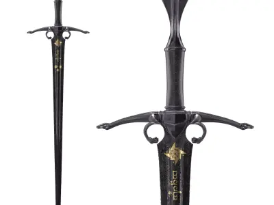 Sword Guthang 3D model