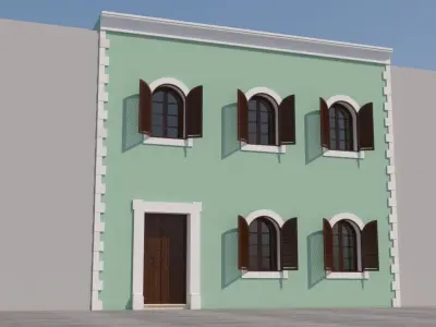 Mexican House 3D model get
