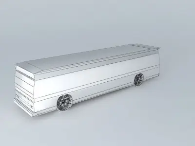 Party Bus Free 3D model