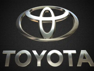 Toyota Logo 3D model by 3dlogoman