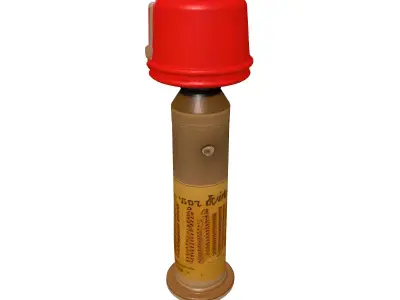 Industrial Brass Signal Beacon Lamp 3D model