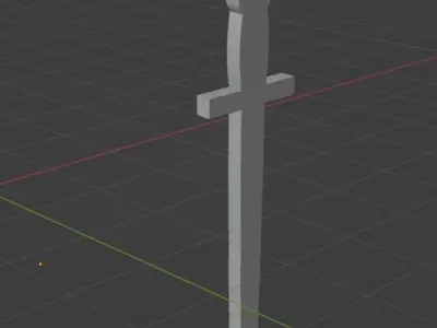 Low poly sword Free low-poly 3D model purchase