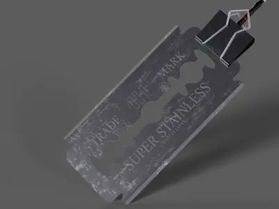 Great Sword Low-poly 3D model