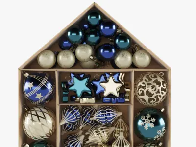  Christmas Tree Decor Gift Box 