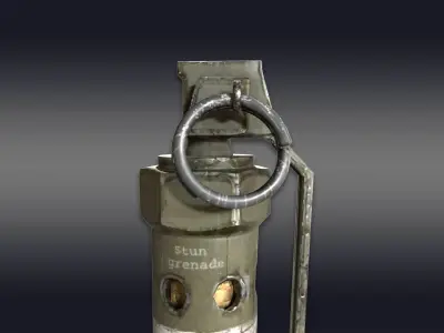 Stun Grenade - Military 3D model