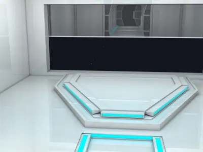  Sci Fi Room Low-poly 3D model purchase