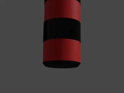 Boxing bag Low-poly 3D model purchase