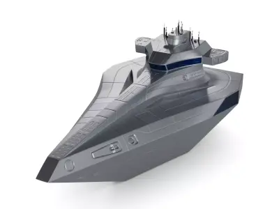 Replenishment Ship 3D model from CGTrader