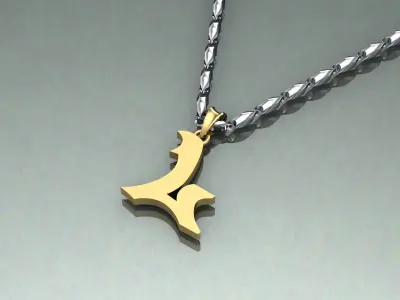 Pendant L-L1 3D print model
