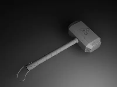 3d model thor hammer 3D model