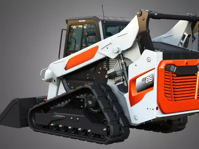 T86 Compact Track Loader - Bucket 3D model