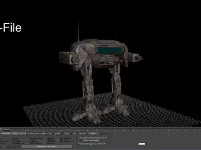 Mech2005 star wars robot 3D model