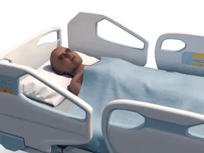Hospital Patient 3D model