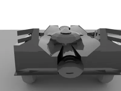 Batmobile lego jet fighter Free low-poly 3D model
