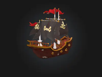 Pirate Ship Adventure 3D model