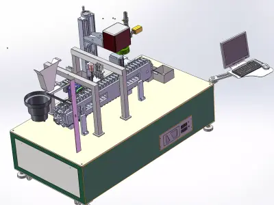 Lithium Battery Tab Laser Welding Machine  3D model