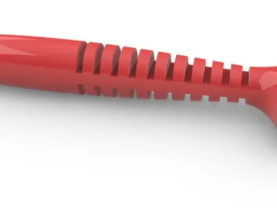 3d  mold plastic lure 3D model