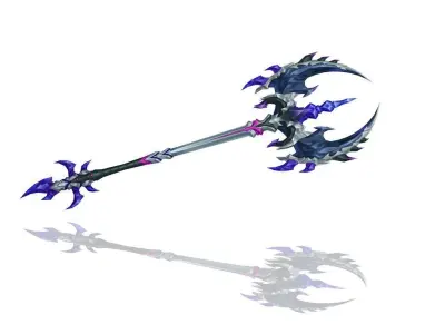 Demon Lord Spear Low-poly 3D model