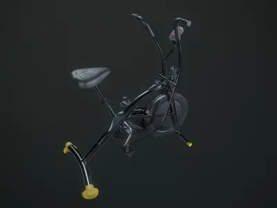 GYM BIKE - AIR BIKE KIKOS A5 Low-poly 3D model