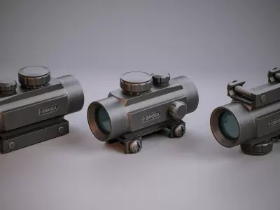 Barska Red Dot Low-poly 3D model
