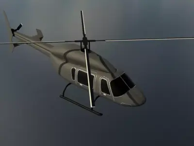 Bell 427 Helicopter  3D print model