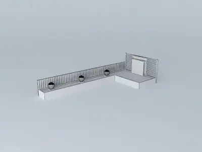 Fish ponds Free 3D model