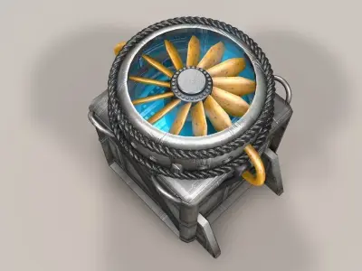 Sci Fi Objects Series - 001 Free low-poly 3D model