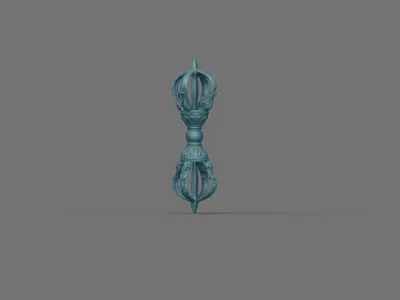 A Tibetan vajra Dorje 3D print model