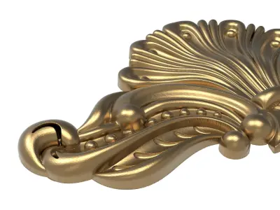 decorative pattern ready for 3D printing 3D model