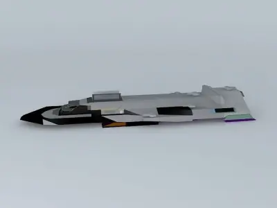 MTSF Infinity Frigate Class Free 3D model