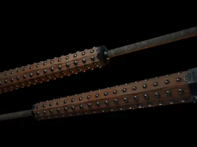 Kanabo  Low-poly 3D model