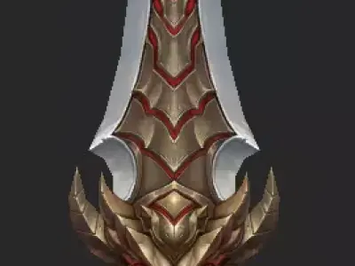 Pack With 30 Fantasy Swords - Part 16 Low-poly 3D model