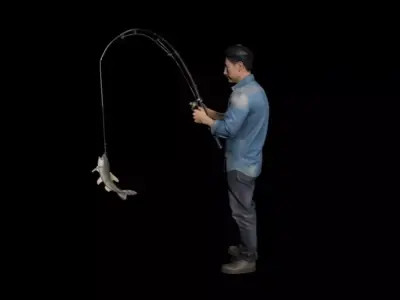Fishing 3D model