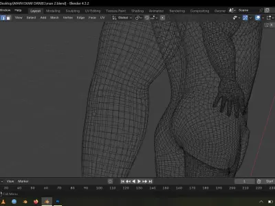 Human Male Model Free 3D model purchase
