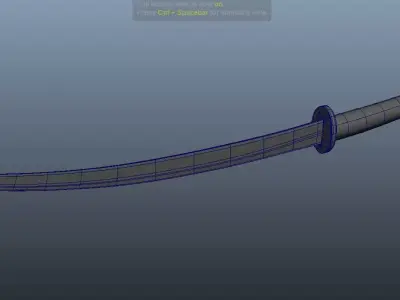 Sword samurai Free 3D model purchase
