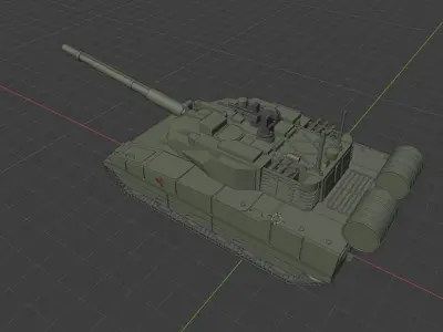 ZTQ-15 Light Tank  3D model