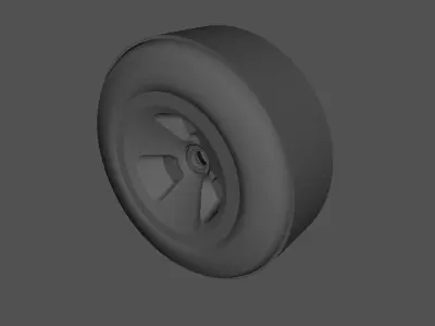 Whells Drift Trike  Low-poly 3D model