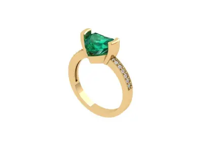 Heart engagement Ring 3D print model purchase