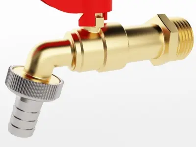 Ball Valve 3D model buy