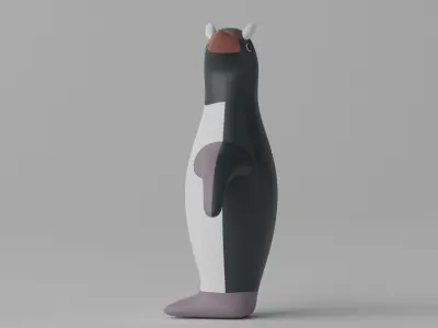 Cartoon Penguin 3D model