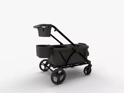 Baby Trend Expedition 2 in 1 Stroller Wagon Plus 3D model