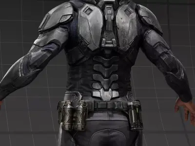 Sci-fi cloth Caleb 3D model