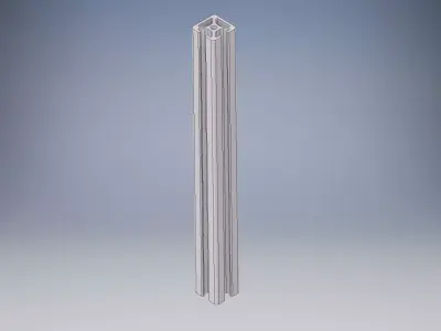 Aluminium profile 20x20 Free 3D model