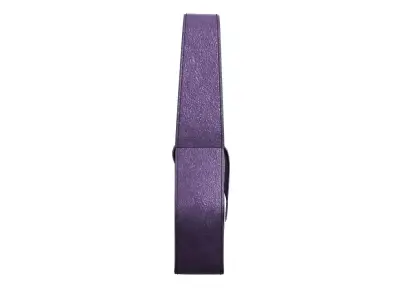 Purple Leather Baguette Bag 3D model